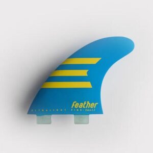 quillas-de-surf-feather-fins-hc-epoxy-ultraligth-dual tab-azul-amarillo