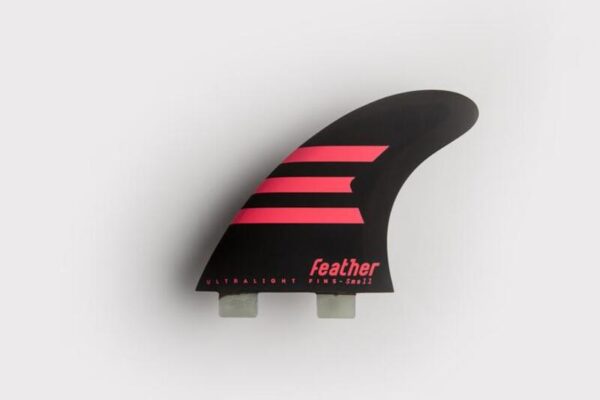 quillas-de-surf-feather-fins-hc-epoxy-ultraligth-dual tab-negro-rosa