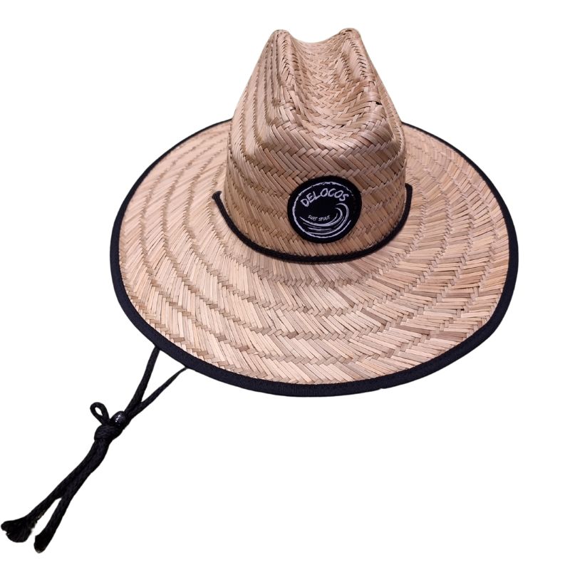 Sombrero de Paja Delocos Surf Spirit Print